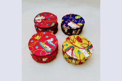 Round Kalamkari Bangle Box