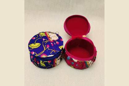 Round Kalamkari Bangle Box