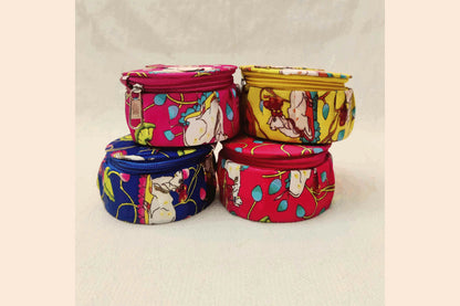 Round Kalamkari Bangle Box