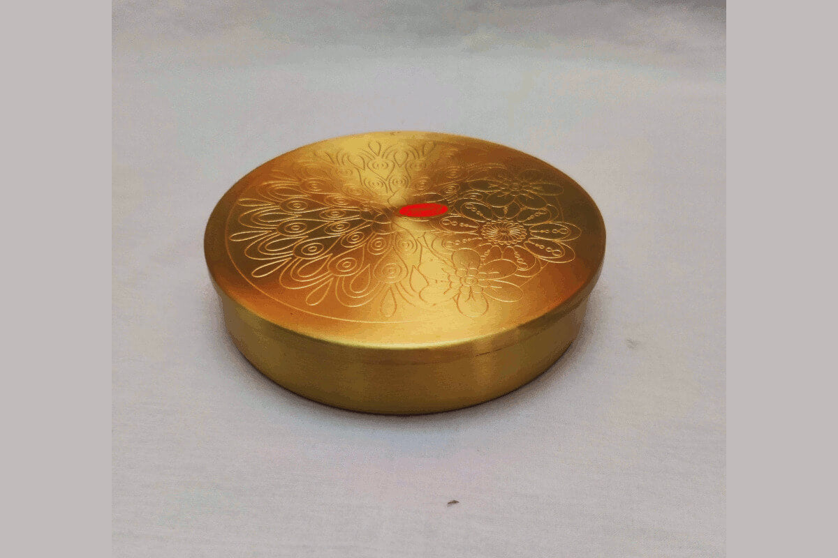 Brass Masala Spices Box