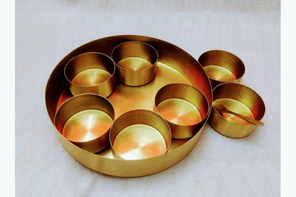 Brass Masala Spices Box