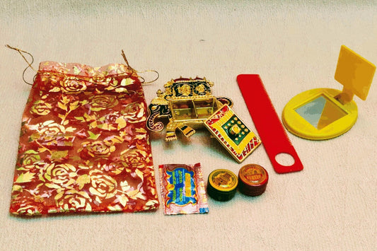 Elephant Kumkum Tambulam Set,  Return Gifts