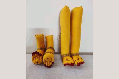 Yellow Devi Hands Legs