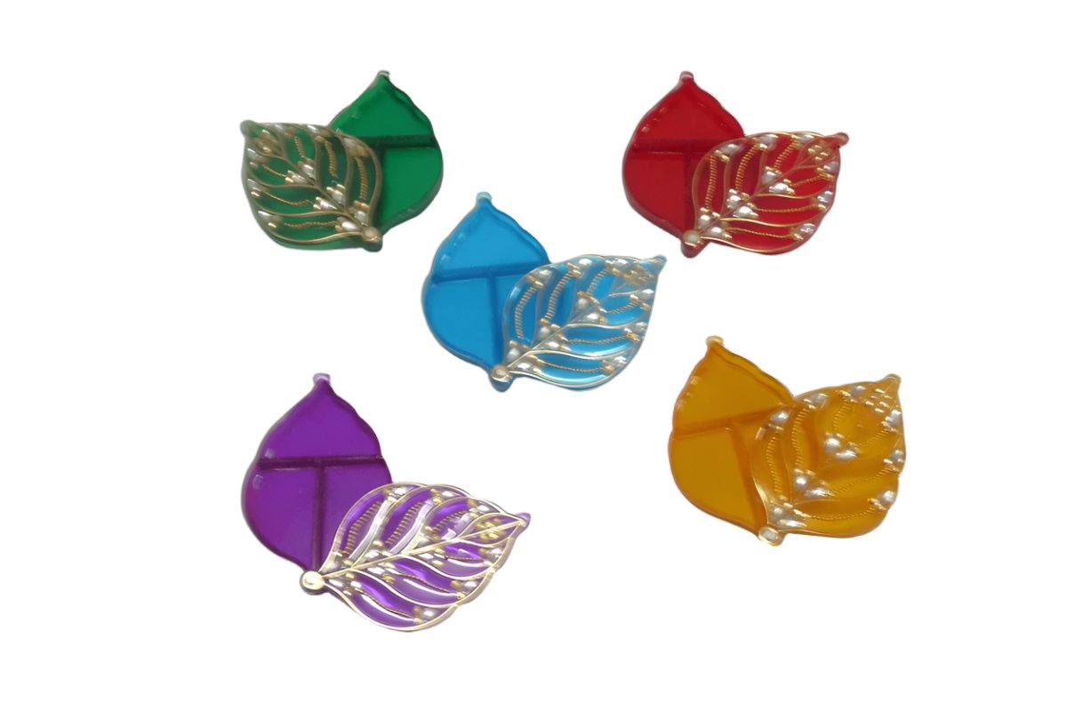 Leaf Kite Design Kumkum Box