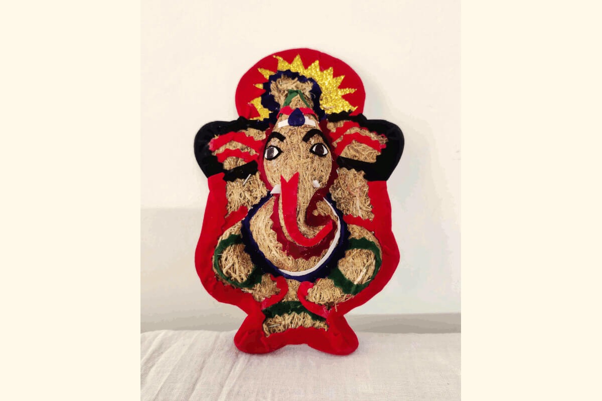 Vetiver Shining Ganesha,Wall decor