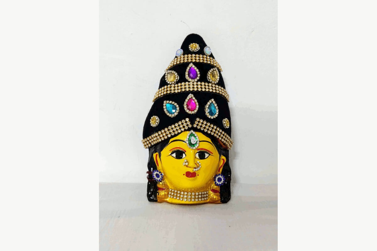 Devi Amman Decorated Face