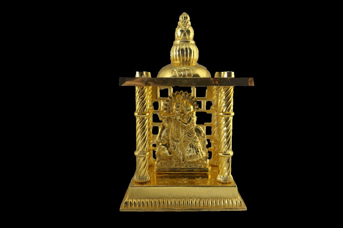 Radha Krishna Mandir Medium Gold, Wedding Return Gifts