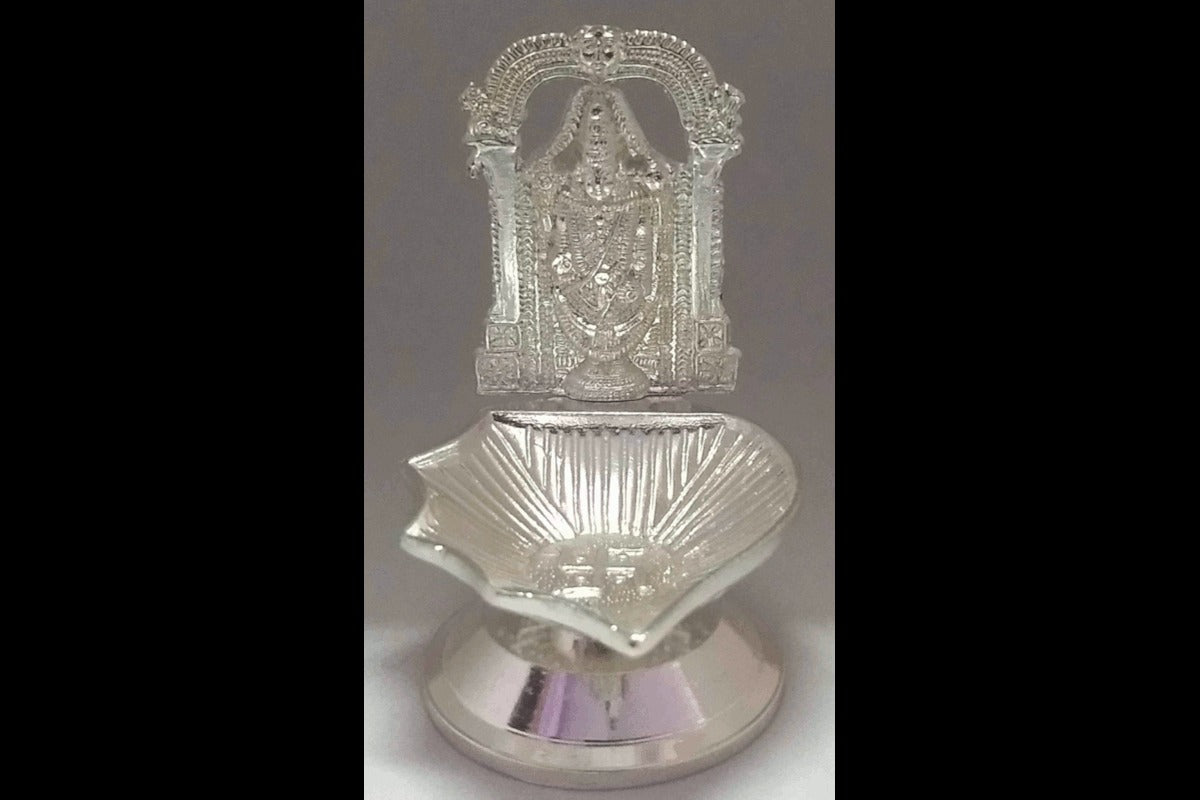 Shankh Balaji Diya Silver, Return Gifts for Pooja