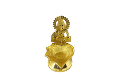 Shankh Ladoo Krishna Diya Gold