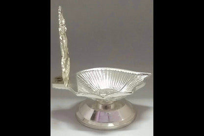 Shankh Lakshmi Diya Silver