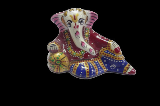 Sitting Meenakari Ganesh, return gifts for gruhapravesham