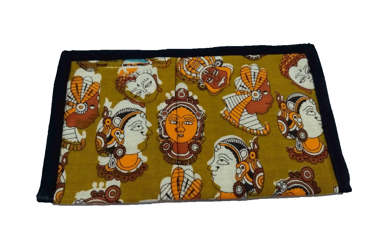 Kalamkari Velcro Purse