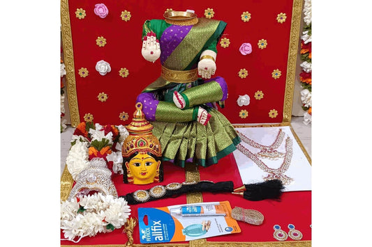 Varamahalakshmi DIY Kit,  Goddess Decoration Items