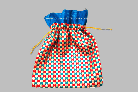 Checks Design Potli Bags