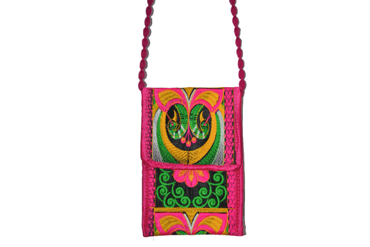 Embroidered Sling Bag