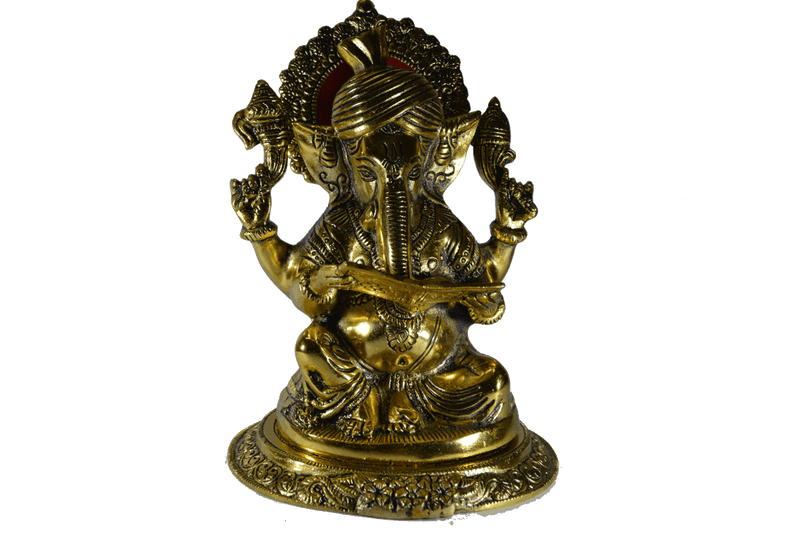Reading Ganesh With Arch Gold