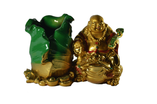 Laughing Buddha Pen Stand