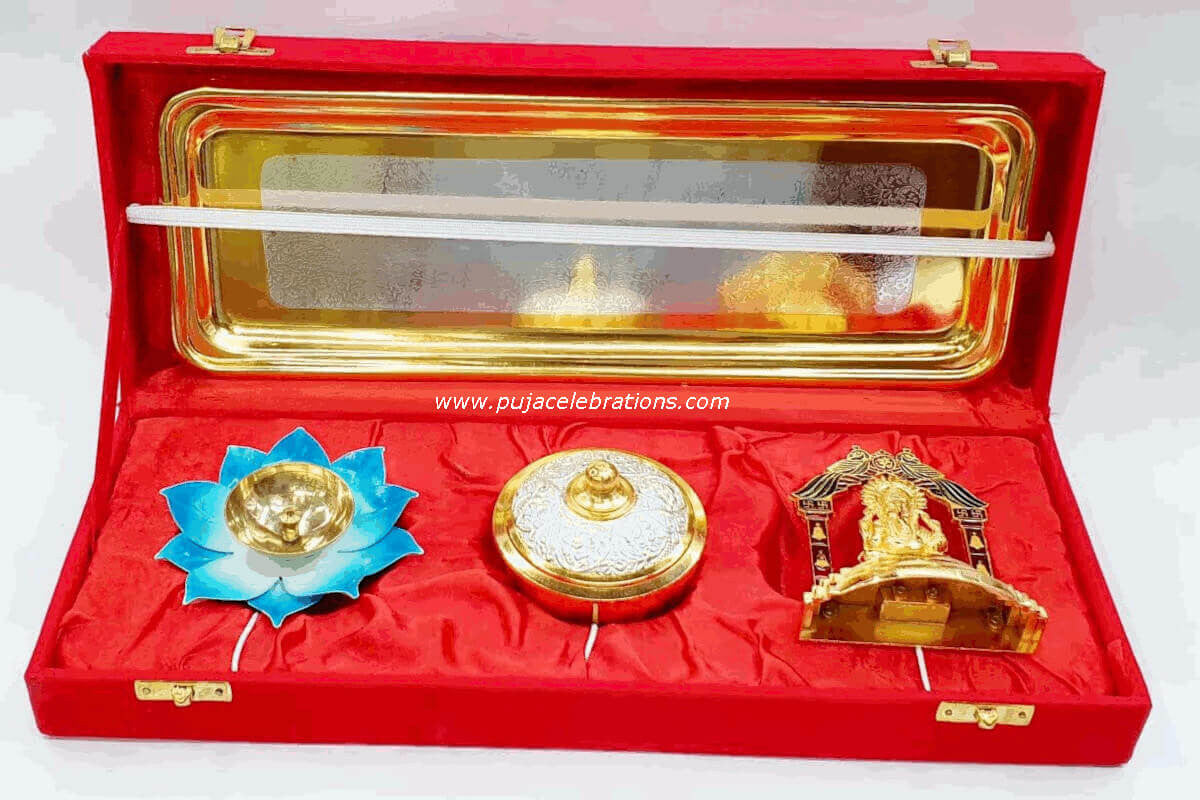 Divine Diya Kumkum Box Gift Set