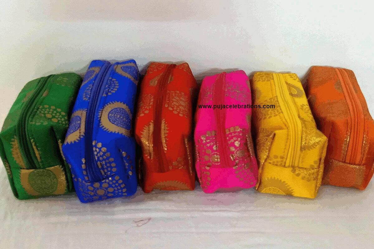 Raw Silk Pouch