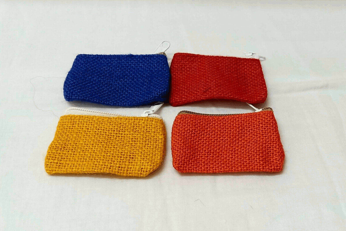 Jute Coin Purse Mini