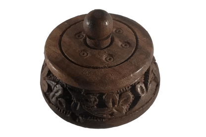 Wooden Kumkum Box