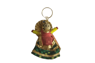 Radha Krishna Keychain Pair