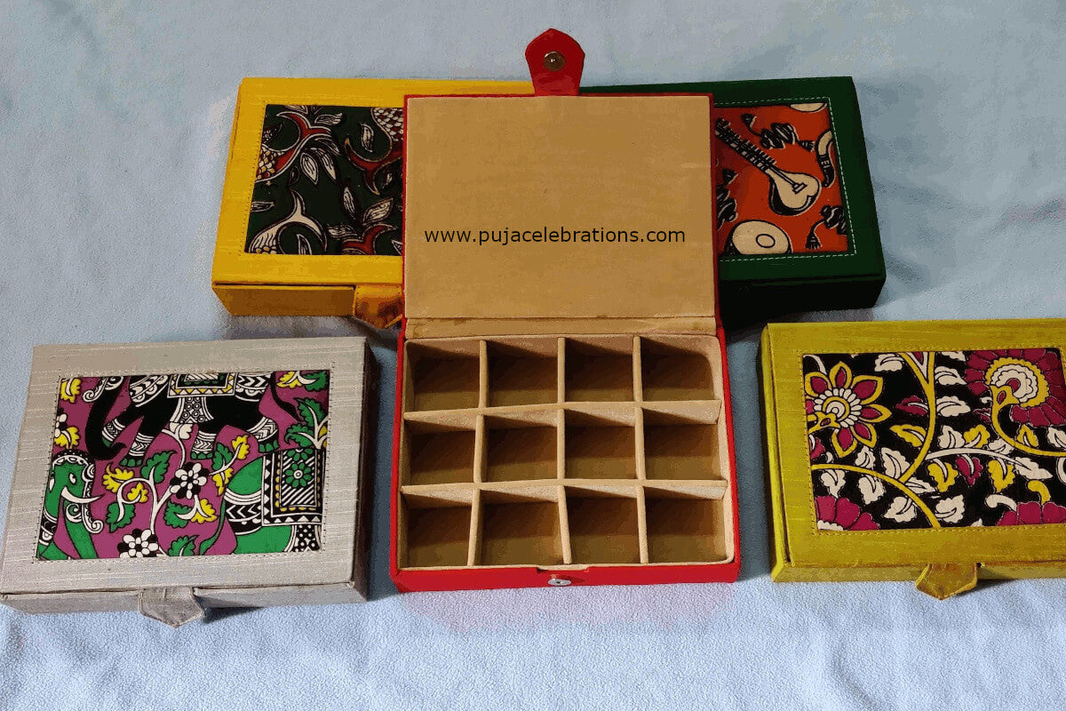 Kalamkari Top Storage Box