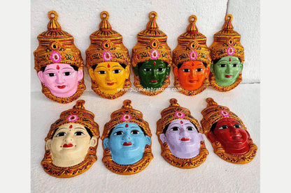 Navadurga Gowri Face Set of 9