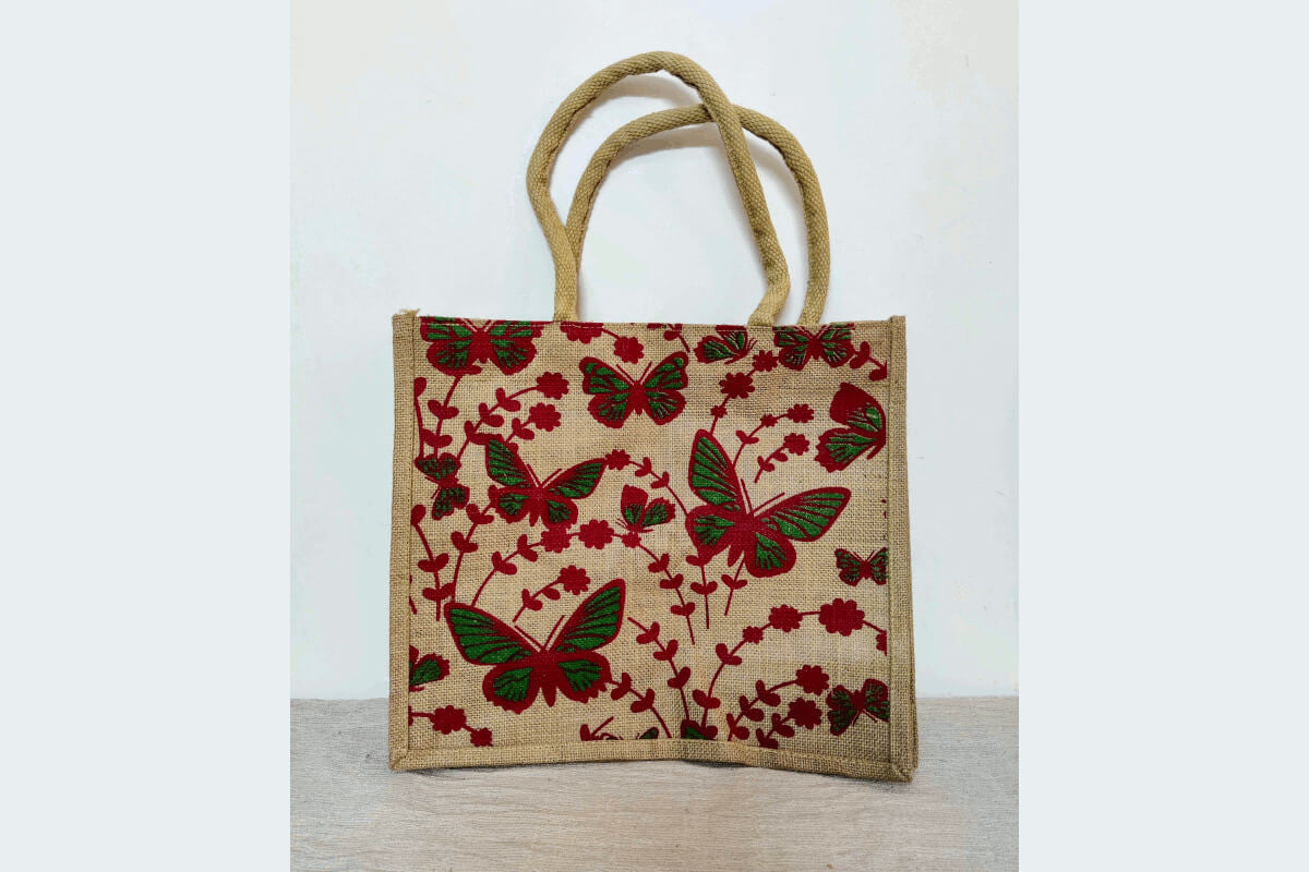 Jute Bag with Zip