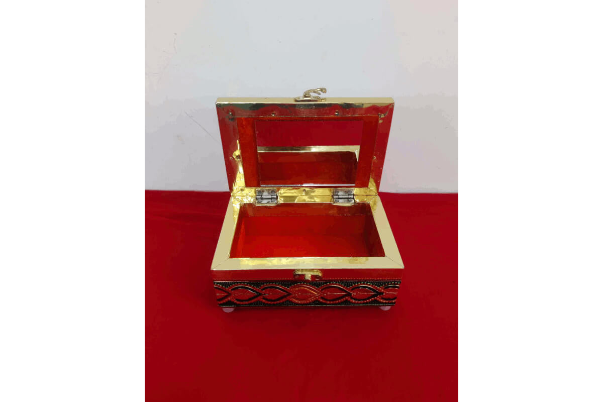 Meenakari Puja Jewel Box 6x4