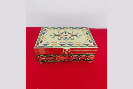 Meenakari Jewel Puja Box 7x5