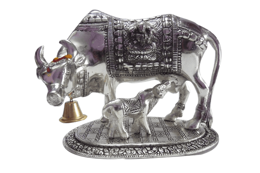 Cow and Calf Silver Big