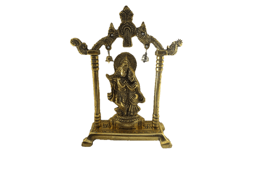 Radha Krishna Arch Gold