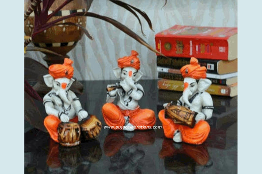 Fiber Musical Ganesha Set